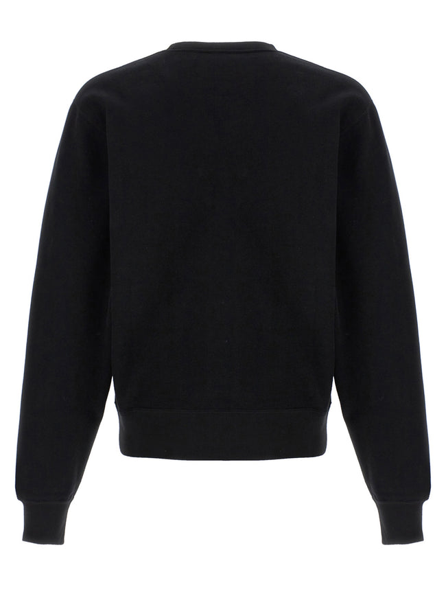 Saint Laurent Schwarzer Baumwoll-Sweatshirt
