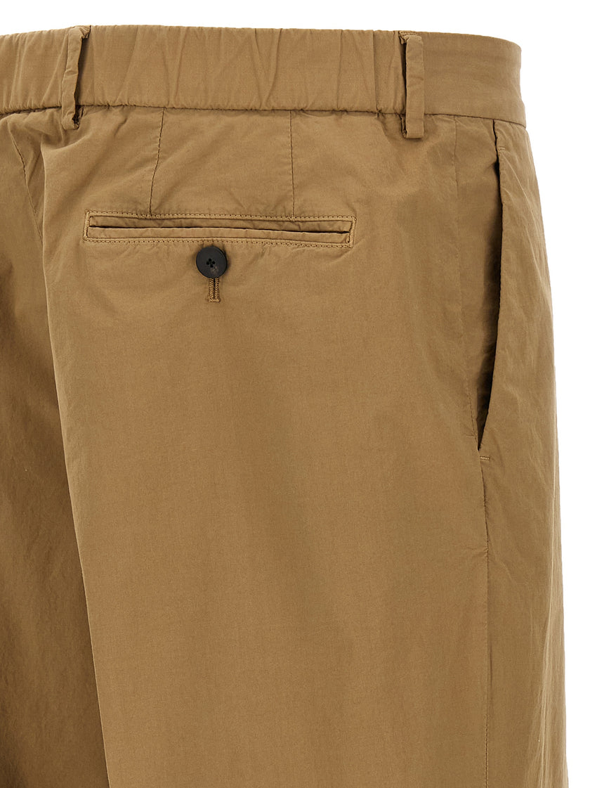 CELLAR DOOR Beige Cotton Casual Pants
