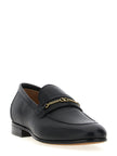 Valentino Garavani Schwarze Loafer aus Ziegenleder zum Hineinschlüpfen
