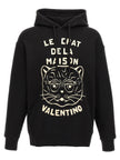 Valentino Garavani Schwarzer Baumwoll-Sweatshirt