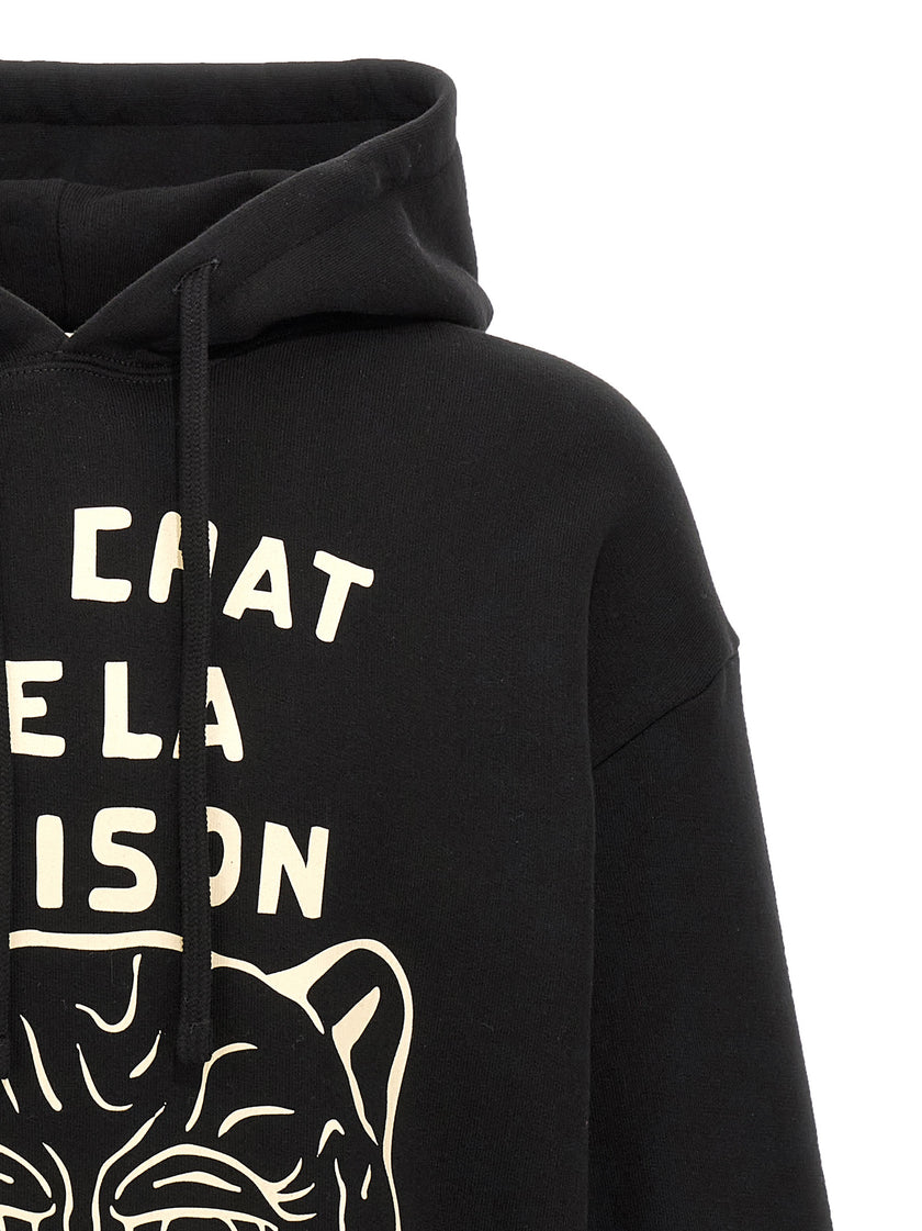 Valentino Garavani Schwarzer Baumwoll-Sweatshirt