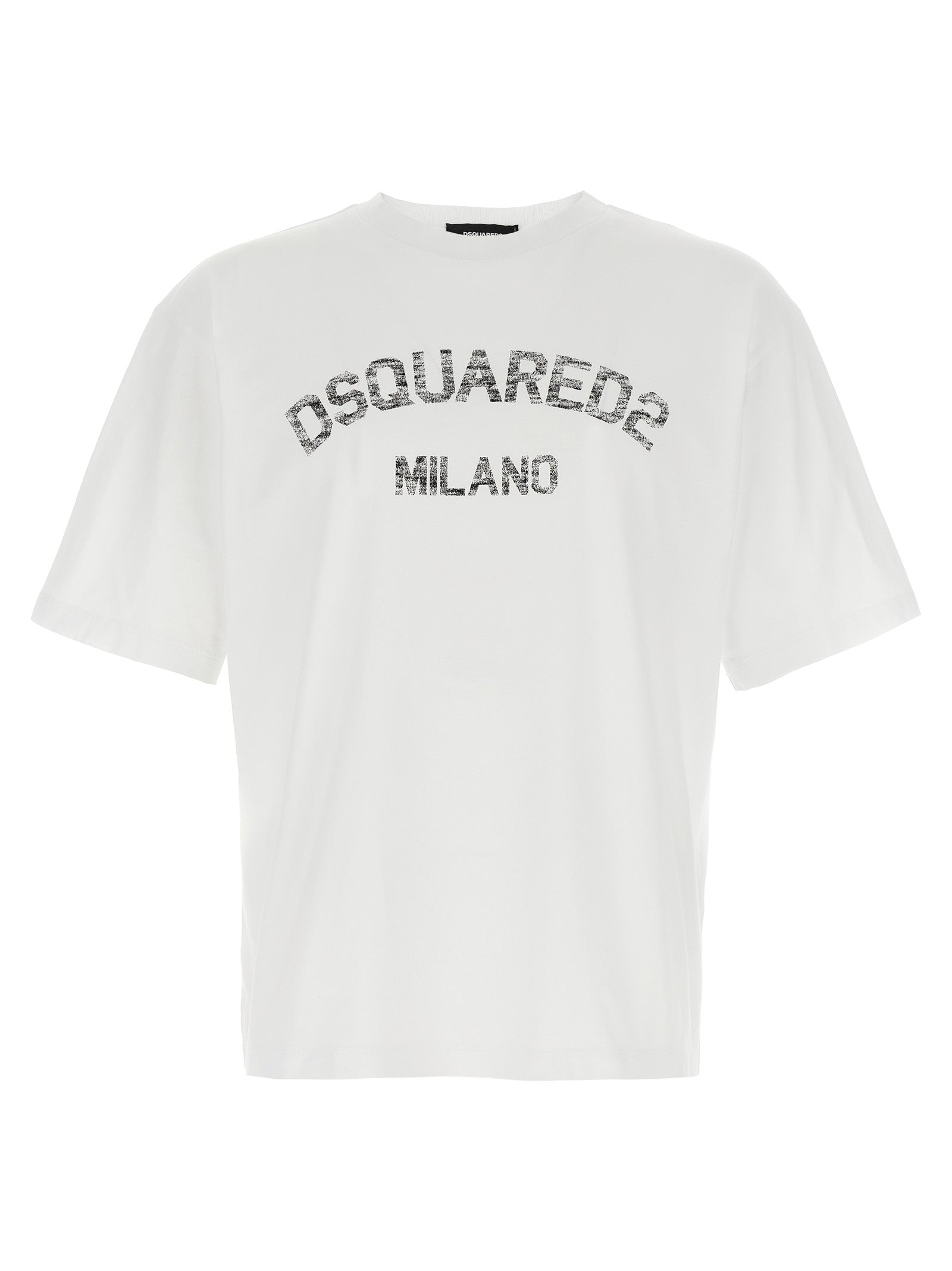 Dsquared² Weißes Baumwoll-T-Shirt
