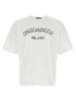Dsquared² Weißes Baumwoll-T-Shirt