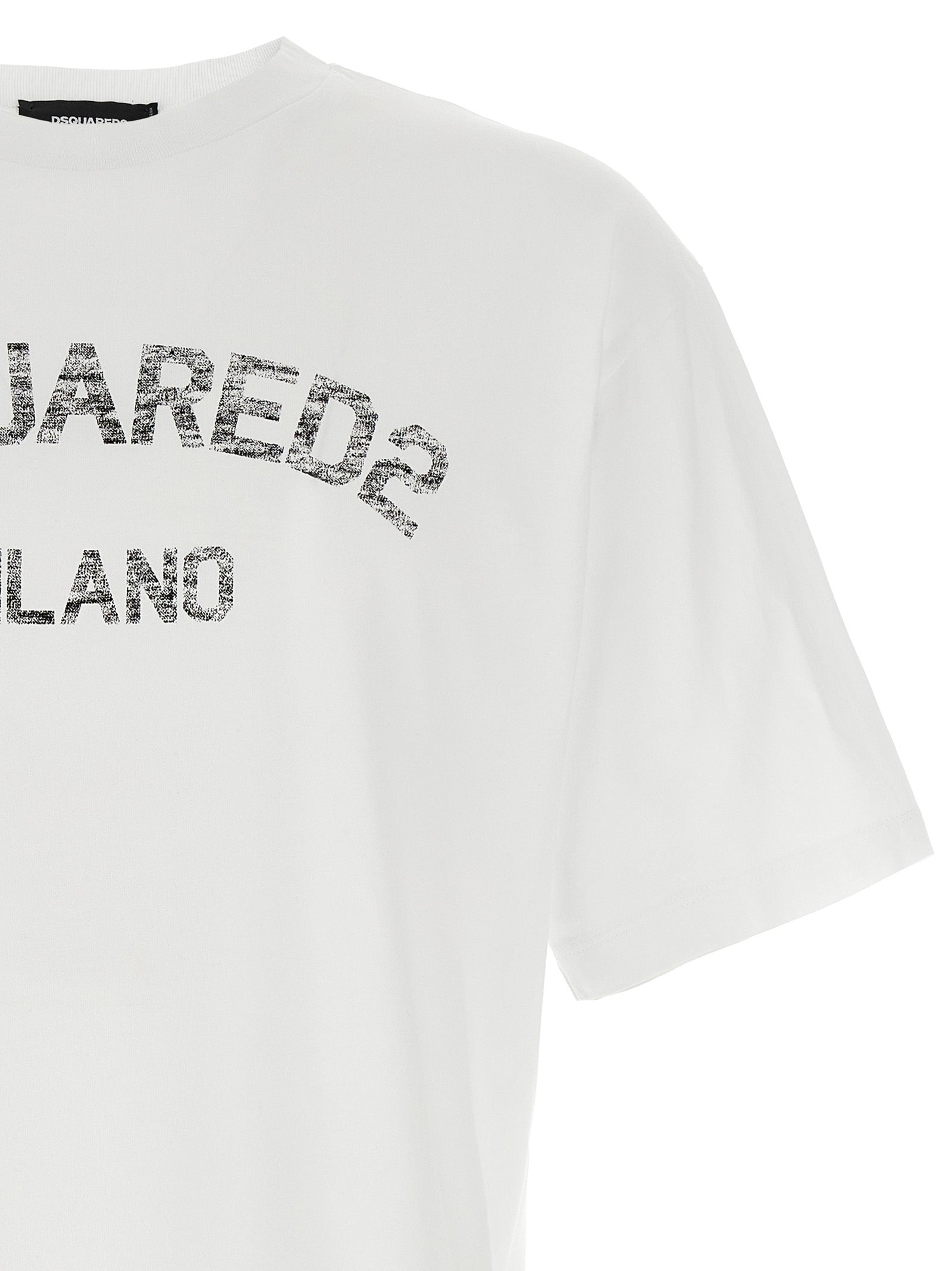 Dsquared² Weißes Baumwoll-T-Shirt