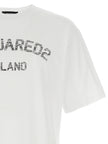 Dsquared² Weißes Baumwoll-T-Shirt
