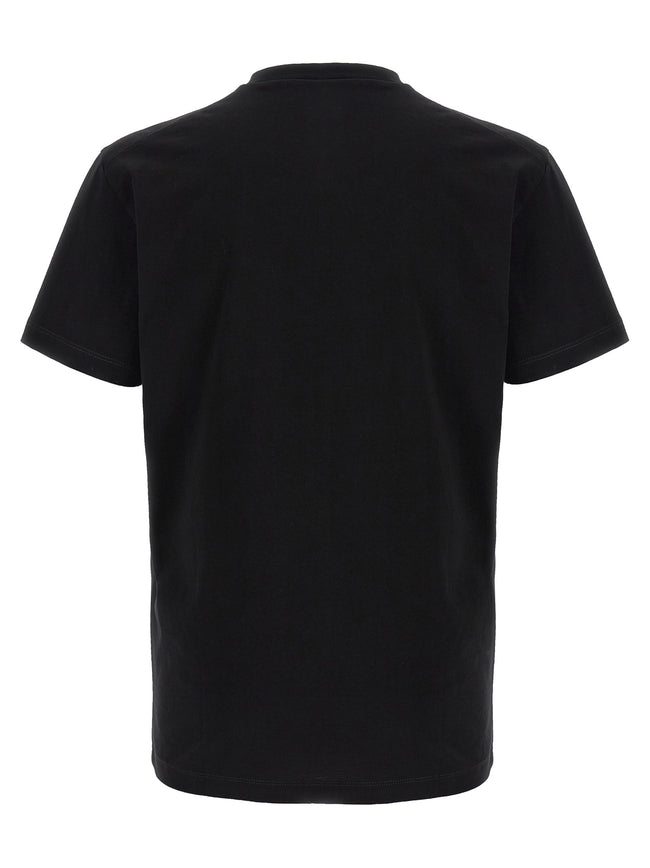 Dsquared² Schwarzes Baumwoll-T-Shirt