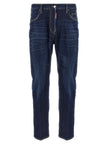 Dsquared² Blaue Jeans aus Baumwolle im geraden Schnitt