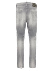 Dsquared² Graue Jeans aus Baumwolle im geraden Schnitt