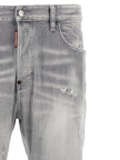 Dsquared² Graue Jeans aus Baumwolle im geraden Schnitt