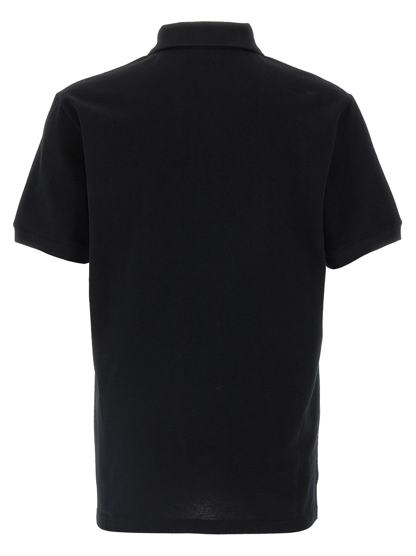 Alexander McQueen Bicolor Cotton Polo Shirt