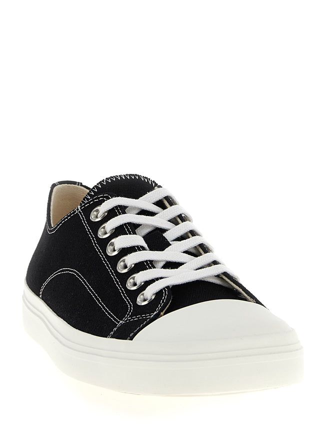 Moschino Zweifarbige Baumwoll-Sneaker