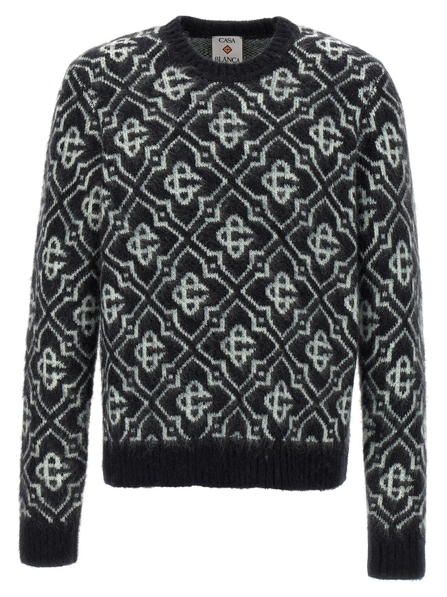 Casablanca Mehrfarbige Strickjacke aus Nylon