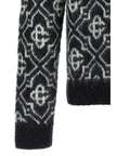 Casablanca Mehrfarbige Strickjacke aus Nylon