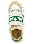 Valentino Garavani Mehrfarbige Leder-Sneaker im Athletic-Stil