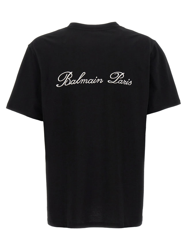 Balmain Bicolor Cotton T-Shirt