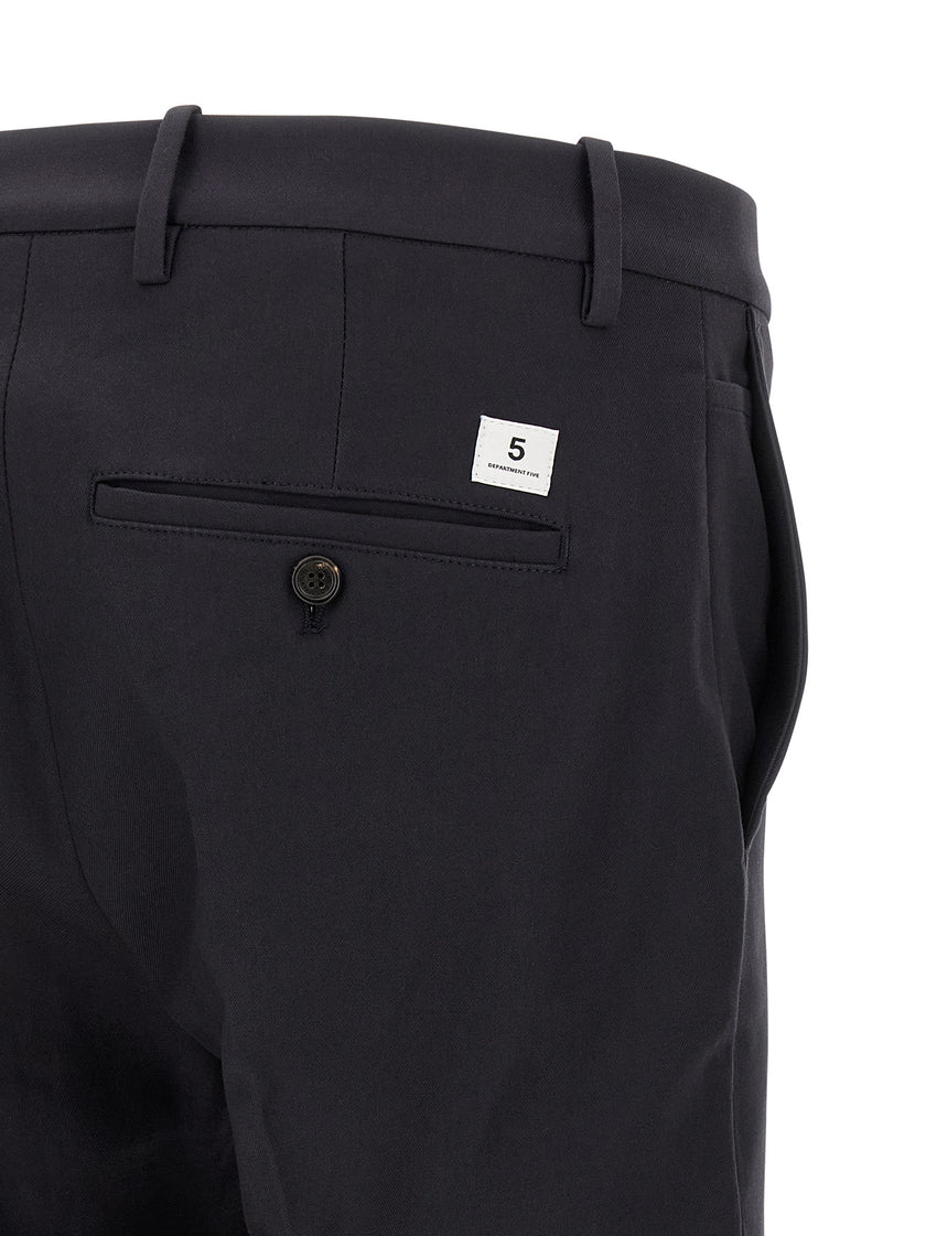 Department 5 Blaue Baumwoll-Chino-Hose