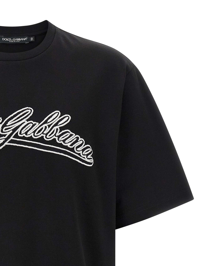 Dolce & Gabbana Bicolor Cotton T-Shirt