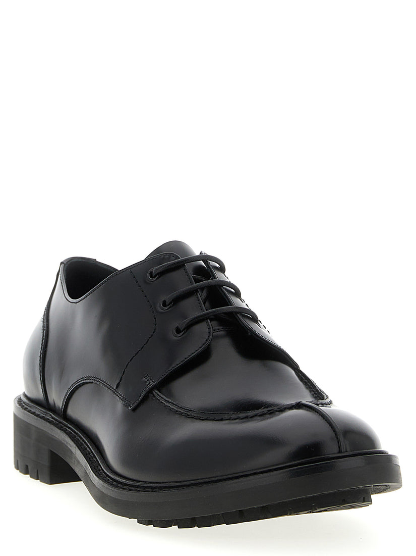 Saint Laurent Black Calfskin Oxford and Derby Shoes