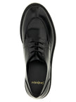 Saint Laurent Schwarze Oxford- und Derby-Schuhe aus Kalbsleder