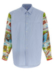 Comme Des Garçons Mehrfarbige Baumwollbluse