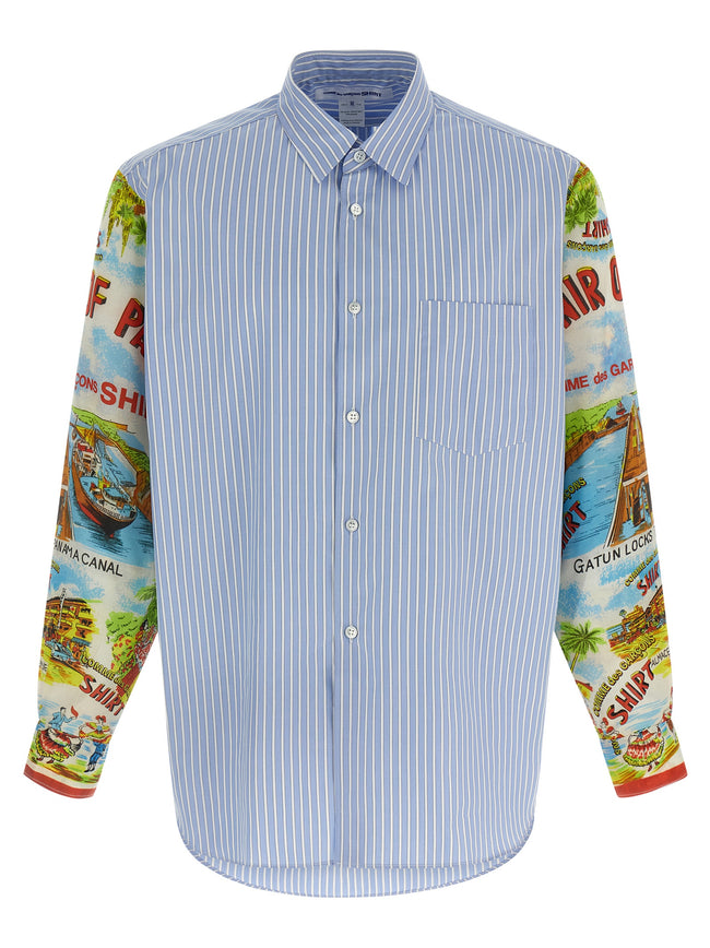 Comme Des Garçons Mehrfarbige Baumwollbluse