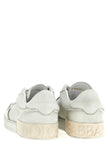 Dolce & Gabbana Weiße Low-Top-Sneaker aus Lammleder