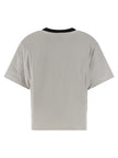 Y-3 Graues Lyocell T-Shirt