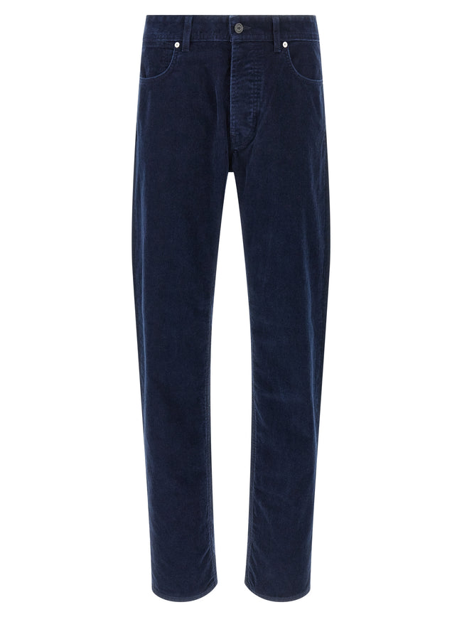 Stone Island Blaue Baumwoll-Freizeithose