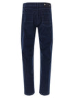Stone Island Blaue Baumwoll-Freizeithose
