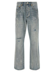 PURPLE Blaue Jeans aus Baumwolle im geraden Schnitt
