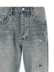 PURPLE Blaue Jeans aus Baumwolle im geraden Schnitt
