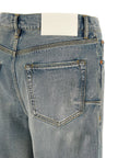PURPLE Blaue Jeans aus Baumwolle im geraden Schnitt