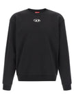 Diesel Schwarzer Baumwoll-Sweatshirt