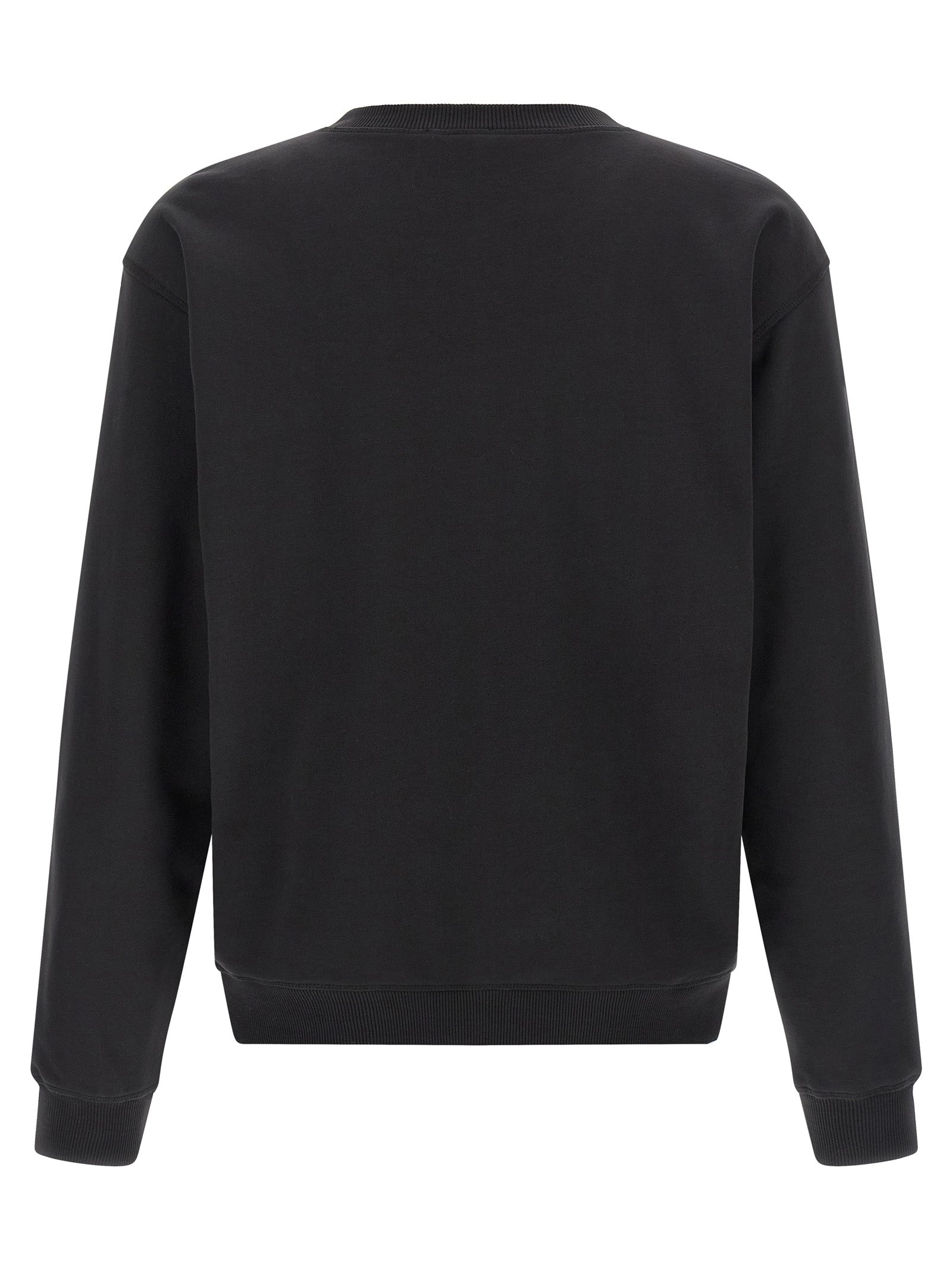 Diesel Schwarzer Baumwoll-Sweatshirt