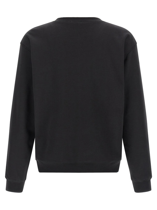 Diesel Schwarzer Baumwoll-Sweatshirt