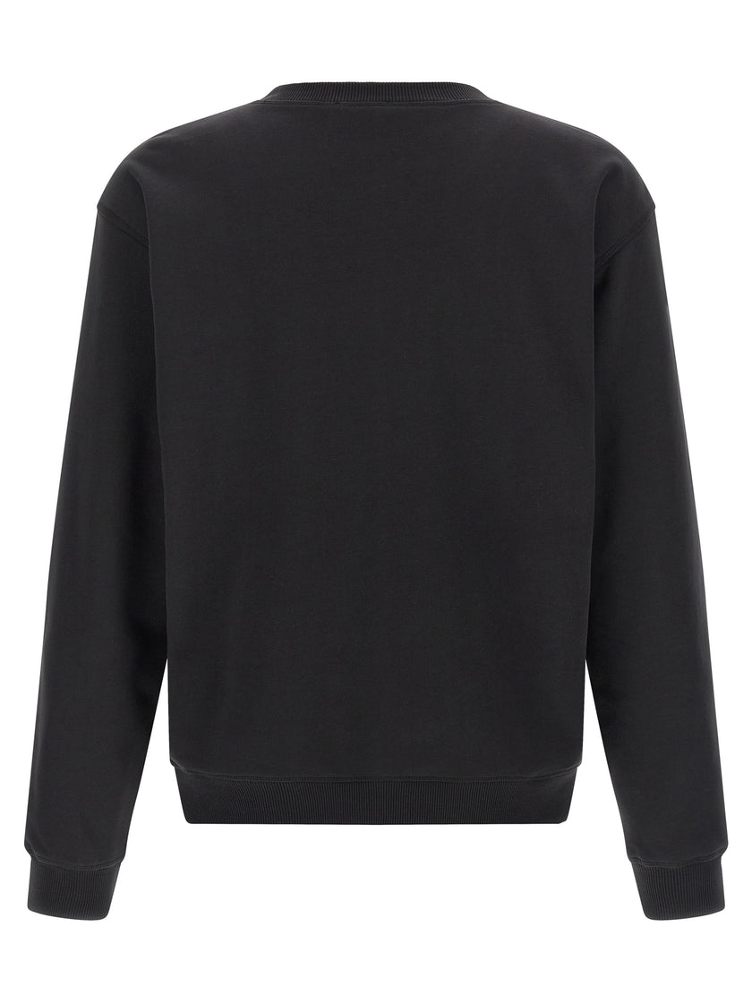 Diesel Schwarzer Baumwoll-Sweatshirt