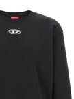 Diesel Schwarzer Baumwoll-Sweatshirt