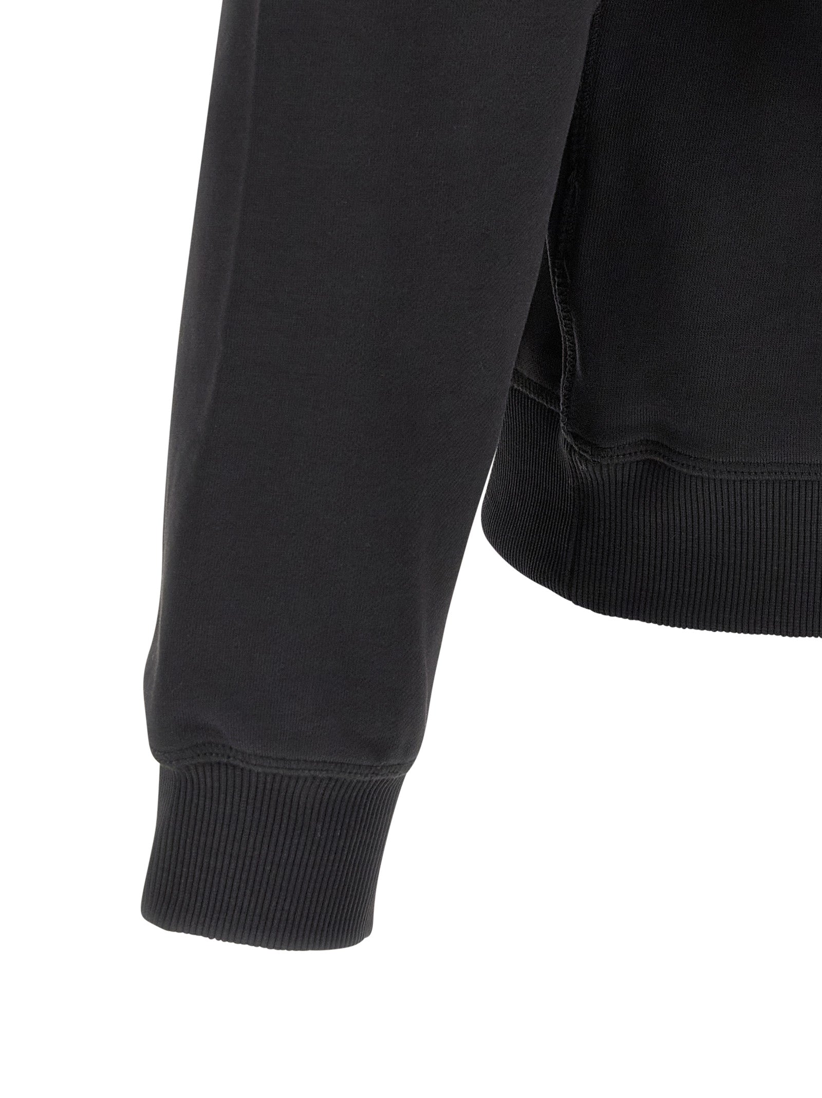 Diesel Schwarzer Baumwoll-Sweatshirt