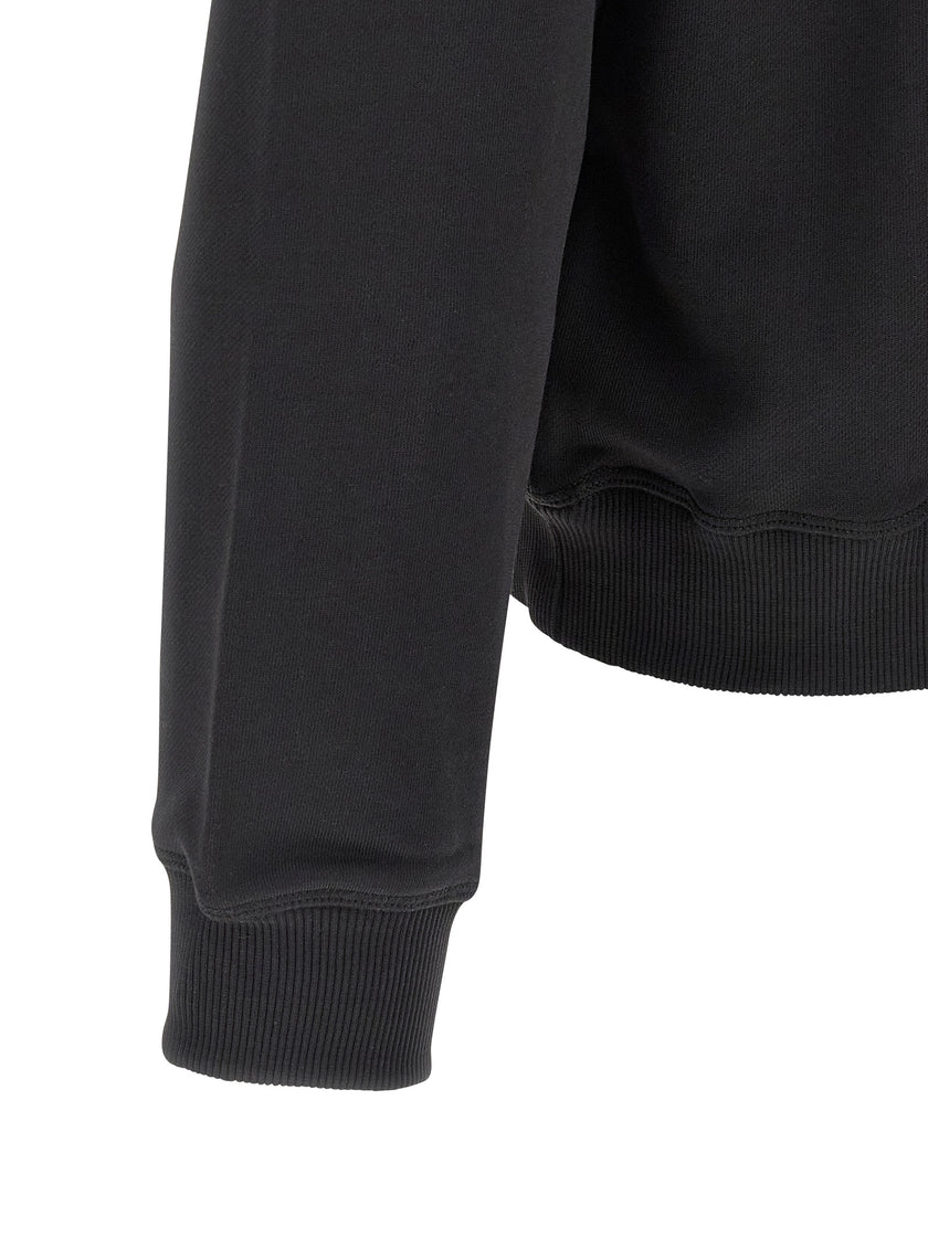 Diesel Schwarzer Baumwoll-Sweatshirt