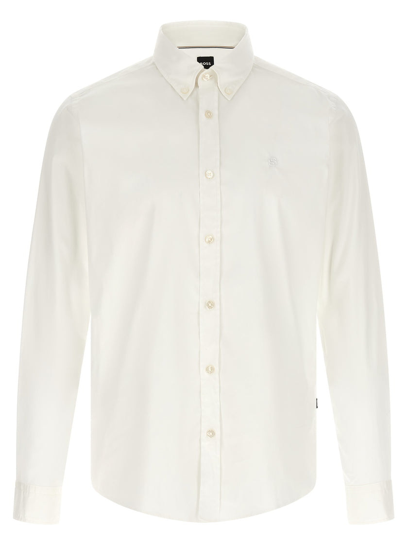 Hugo Boss Weiße Baumwollbluse