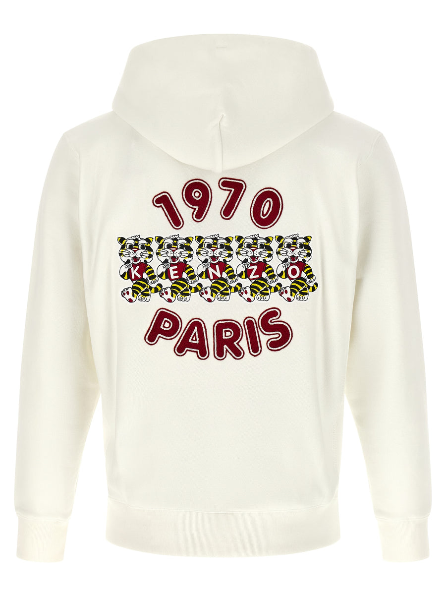 Kenzo Weißes Baumwoll-Sweatshirt