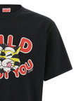 Kenzo Schwarzes Baumwoll-T-Shirt