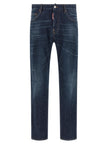 Dsquared² Blaue Jeans aus Baumwolle im geraden Schnitt