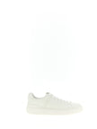 Balmain Weiße Kalbsleder Low-Top-Sneaker