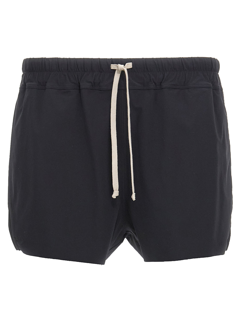Rick Owens Badeshorts aus schwarzem Nylon