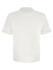 Brunello Cucinelli Weißes Baumwoll-T-Shirt