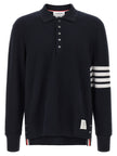 Thom Browne Blaues Baumwoll-Polohemd