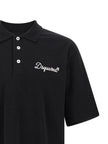 Dsquared² Schwarzes Baumwoll-Poloshirt
