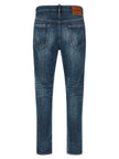 Dsquared² Blaue Jeans aus Baumwolle im geraden Schnitt