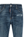 Dsquared² Blaue Jeans aus Baumwolle im geraden Schnitt